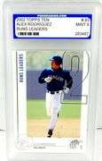 Alex Rodriguez 2002 Run Leaders Baseball Card, 9 Mint