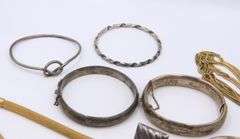 Group Lot of Silver and Custom Jewelry