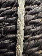 Sterling Silver Diamond-Cut Flat Rope Chain 3.8mm Solid 925 Italy New Necklace 24"