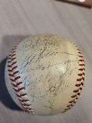 1957 Balt Orioles Team Baseball, Nice Ball!