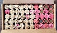 Box containing 50 circ rolls or 2500 Lincoln Wheat-Back Copper Cents, 40's & 50's