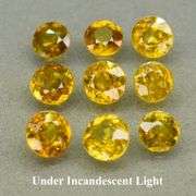 Collectors 3.44ct rich burnished gold Sphene set