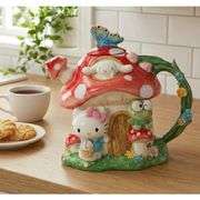 Hello Kitty and Friends Mushroom House Ceramic Teapot