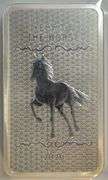 Great 2026 Year of the Horse 10 Troy Oz .999 Fine Silver bar in plastic