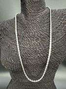 Sterling Silver Solid Flat Serpentine Rope Chain 5.9mm 925 Italy Necklace 20"