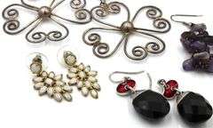 8Pairs of 925 sterling silver earrings