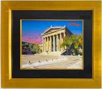 Original Peter Max Mixed Media with Acrylic Philadephia Art Museum