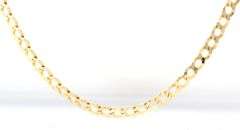 14kt Yellow gold Curb link chain necklace