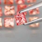 Superb 3.62ct princess cut Songean Sapphire set!