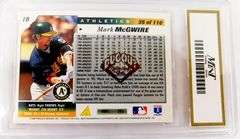 Mark McGwire 1996 Baseball Card, 8.5 NM-MT+