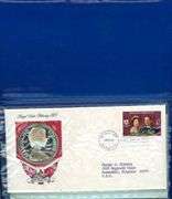 1977 Bermuda $25 Sterling Silver Coin and First Day Cover in Folio w/CoA