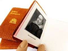 3 Miniature Knickerbocker Leather Shakespeare Books