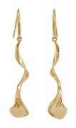 Tiffany & Co. Frank Gehry Orchid Drop Earrings in 18K