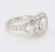 Custom Platinum Ring Crafted with 2.62CTW of Diamonds