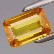 Simply amazing! 1.94ct richly colored saffron yellow Sapphire!