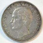 1913-D German States/Bavaria 3 Mark in Choice XF