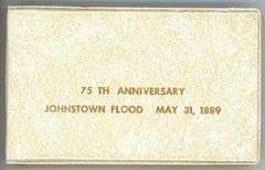 Special 75th Anniversary Johnstown Flood 2-piece set with silver