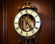 Mechanical Brass & Wrought Iron Timepiece