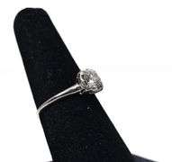 Absolutely Stunning 14K White Gold Solitiare Diamond Ring