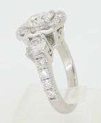 Custom Platinum Ring Crafted with 2.62CTW of Diamonds