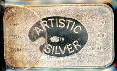 1 Troy Ounce .999 Fine Silver Artistic Bar