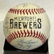 Very Nice 1982 Milwaukee Brewers Full Team ball signed