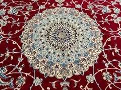 Fine Genuine Silk&Wool Persian Nain 8x12