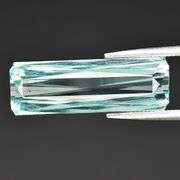 Investment grade! 7.02ct VVS 20mm Nigerian Aquamarine!