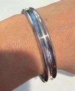 Vintage Sterling Silver Bangle Bracelet