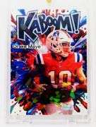 Drake Maye Kaboom Custom Made Football Card