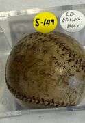 Late 1960's O's signed baseball team