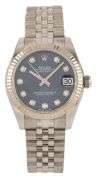 Rolex Datejust 178274, 31MM, Blue Diamond Dial, Ladies Watch W/Box & Card