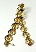 Stylish 14K Yellow Gold Snail Link Bracelet