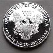 1993 Proof Silver Eagle with Box and Paper