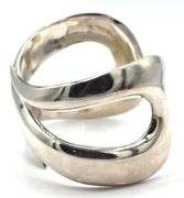 925 Sterling silver Mexico signed cuff bangle