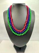 Beautiful Natural Ruby Emerald Blue Sapphire Necklace