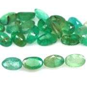 Bright emerald green 6.21ct 23pc Emerald set