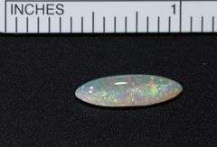 Colorful Natural Opal Cabochon