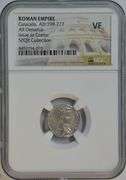 Nice NGC VF Caracalla (issue as Caesar) Roman Silver Denarius, 198-217 AD.
