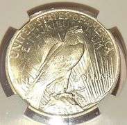 1923 MS 65 Peace Dollar NGC Holdered