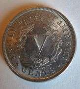 1897 Choice AU V Nickel