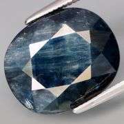 Stellar! Midnight blue Sapphire weighing 9.67 carats!