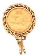 In Demand 1993 $5 Gold Piece Coin Pendant
