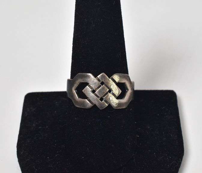 Celtic Knot Inspired Ring In Sterling Silver