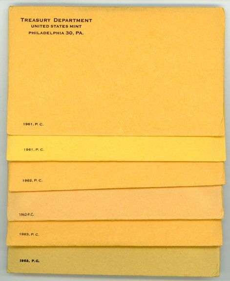 6 Fresh assorted UNOPENED Silver Proof Sets: 2 each 1961, 1962, & 1963