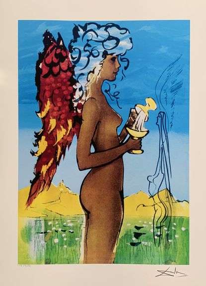 Pencil Numbered Salvador Dali, Love's Promises