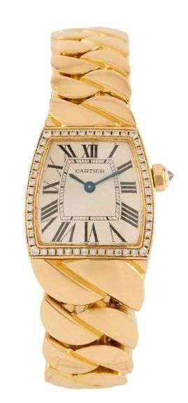 Cartier La Dona De Cartier 2903, 22.5mm, Silver Dial, 18K Yellow Gold Ladies Watch