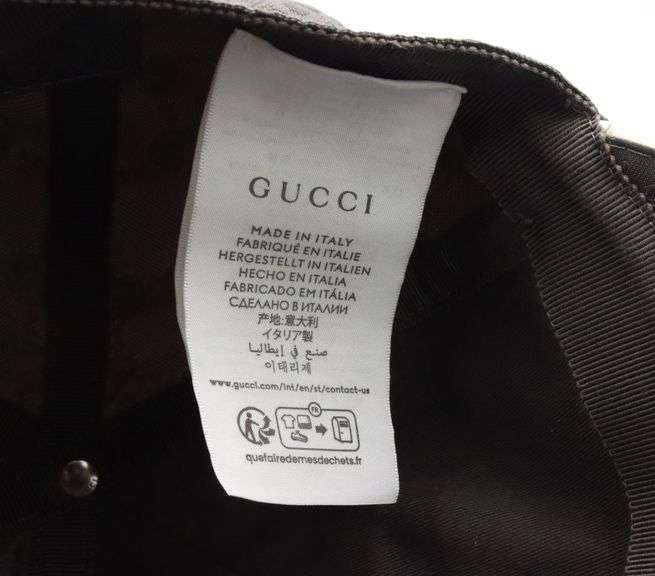 Gucci GG monogram Nylon baseball cap