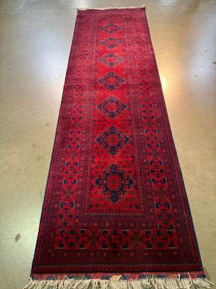 Magnificent Afghan Runner  3'x10.'3