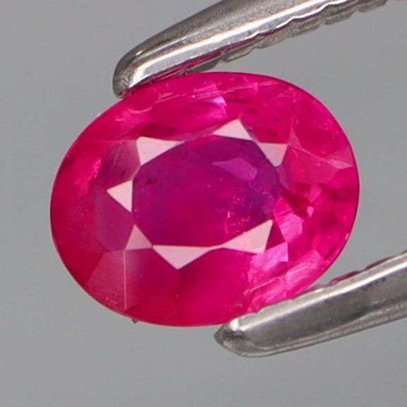 Vivid violet red! Translucent body! .34ct REAL Burmese Ruby! Heated only!